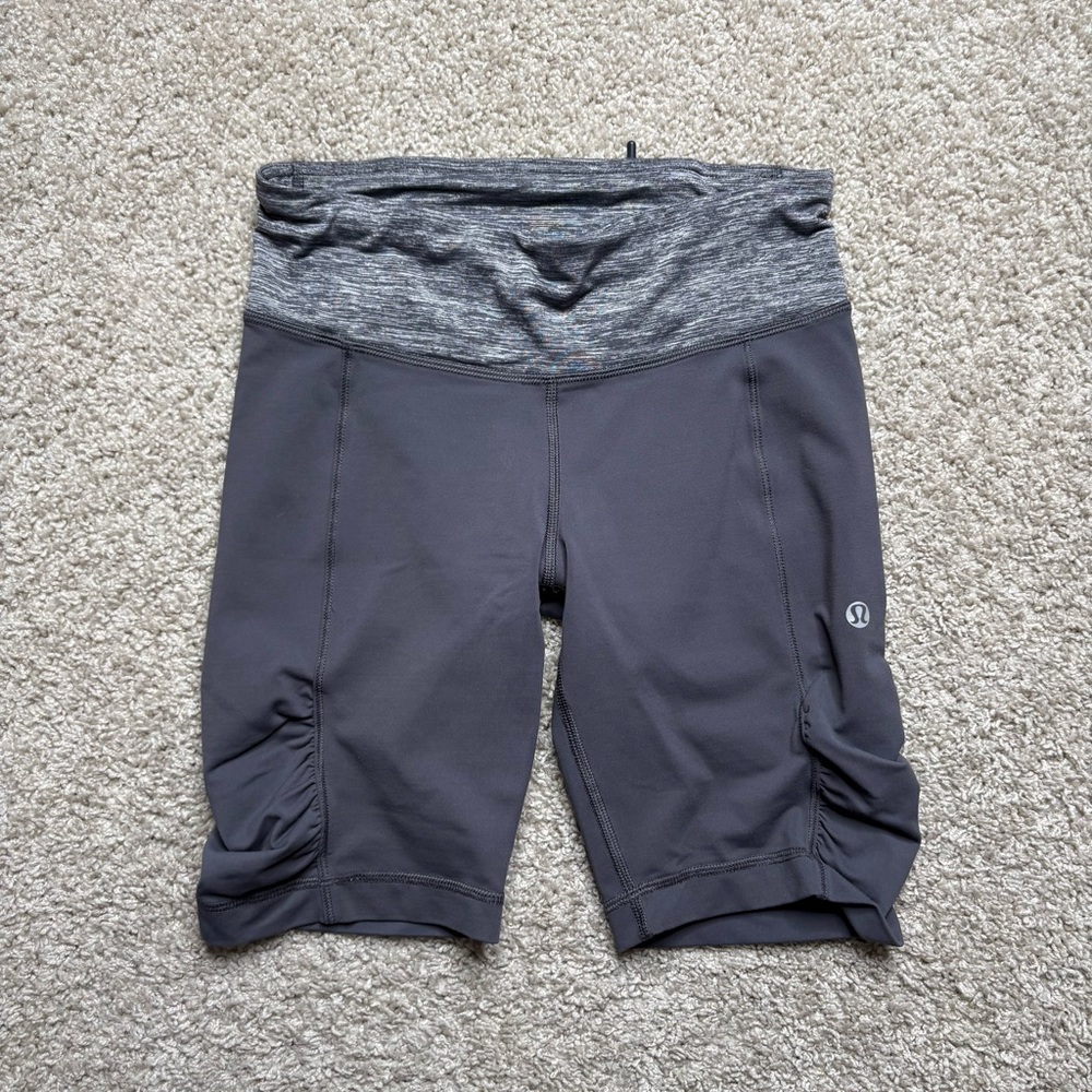 Lululemon Ruched Bike Shorts
